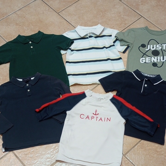 Janie and Jack Other - Janie and Jack Boys Rash Guard With Polo & Tee Bundle